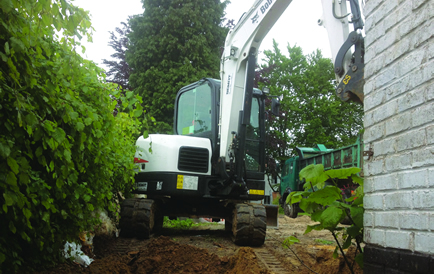 Pelleteuses et camion